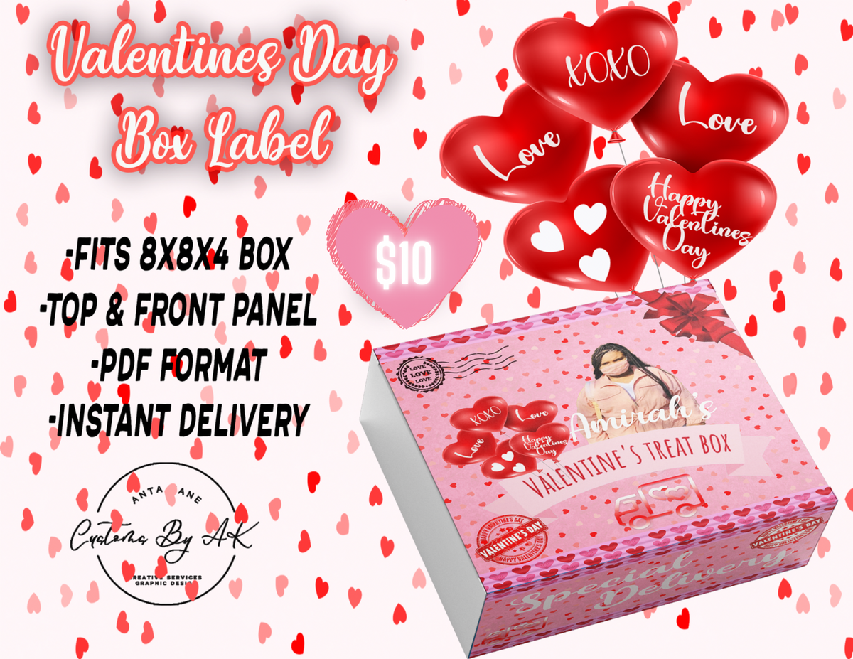 Valentines Day Box Template